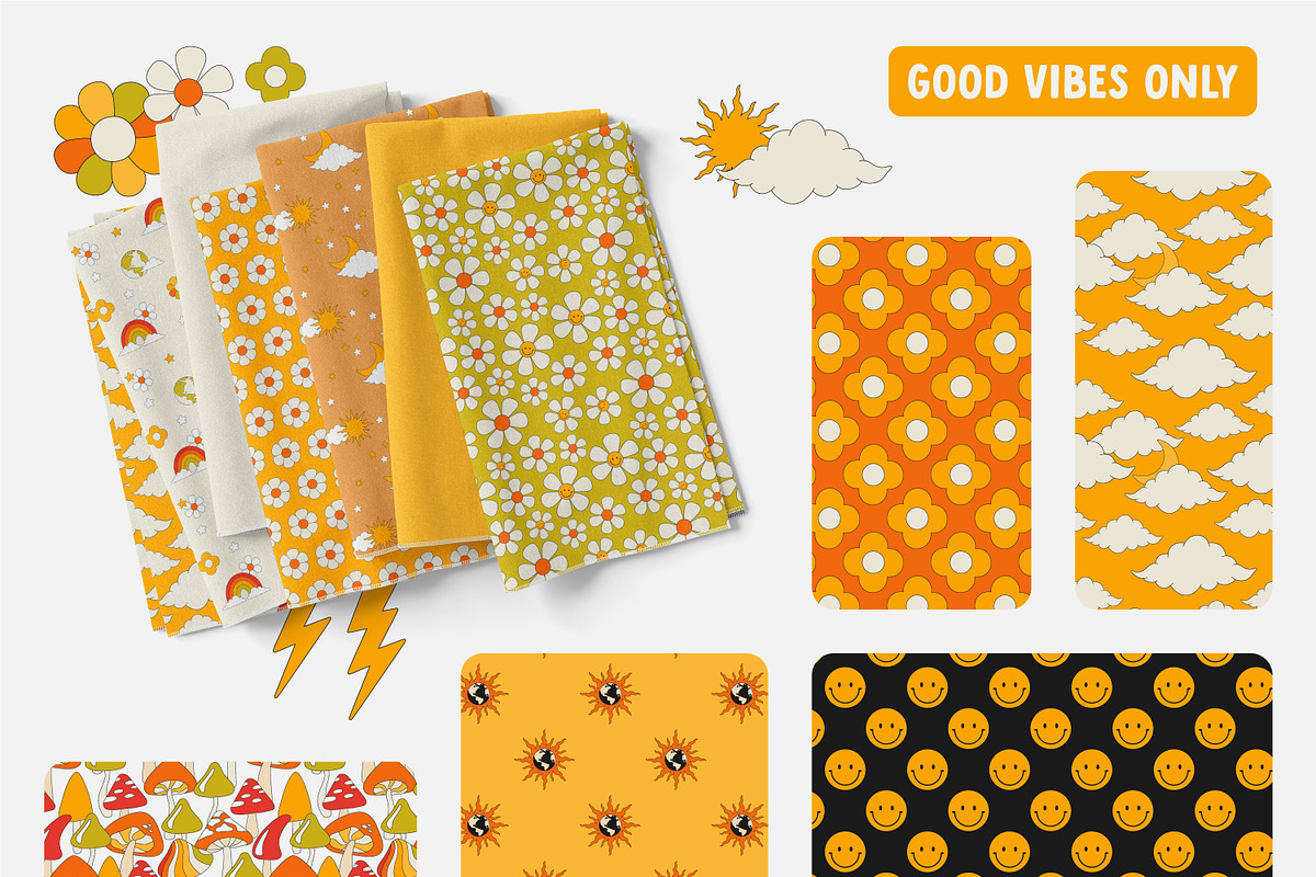 Seamless patterns bundle / 80+, a Pattern Graphic by by Margo (Photo 5 of 9)