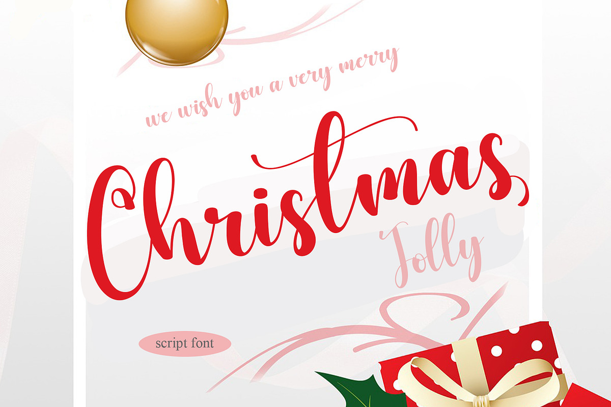 Christmas Jolly, a Handwritten Font by Creative Writting (Photo 1 of 6)