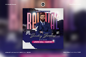 Church Flyer, a Flyer Template by iDoodle Studio