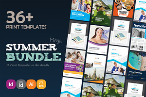 Summer Mega BUNDLE 36+ Templates