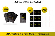 Playing Cards Mockup + Template, a Card Template by Korner (Thumbnail 5 of 11)