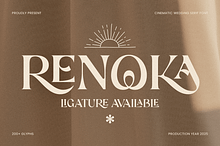 Renoka– Cinematic Wedding Serif Font