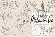 Melancholia - Minimalist Line Art, an Object Illustration by Purple (Thumbnail 6 of 10)