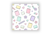 Cute Back To School Digital Paper, a Pattern Graphic by FloridPrintables (Thumbnail 6 of 10)