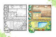 Landscape design set, a Decorative Illustration by AlexGreenArt (Thumbnail 6 of 7)