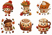 Whimsical Autumn Doodle Clipart, a Seasonal Illustration by Designworld (Thumbnail 2 of 5)