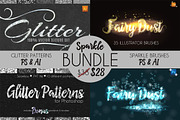 Sparkle and Glitter Bundle, a Brush Add-On by Transfuchsian (Thumbnail 1 of 5)