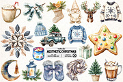 Aesthetic Christmas Clipart, an Illustration by Pixels.Craft (Thumbnail 1 of 7)