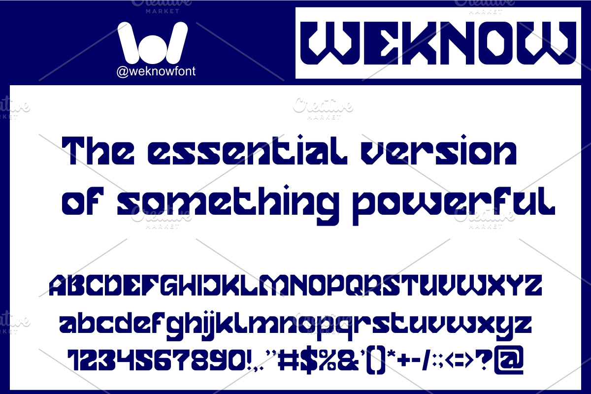 Mnemonic Core font, a Font by weknow (Photo 2 of 8)