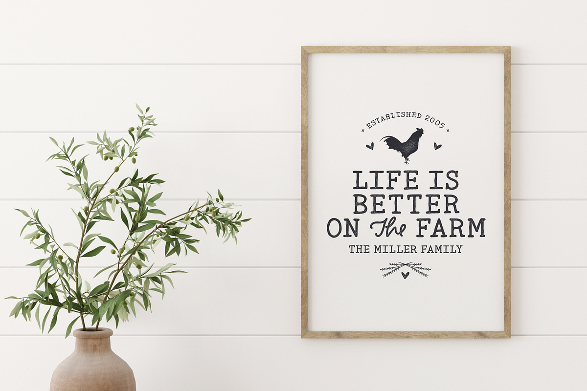 Honeysuckle Market Fonts + Elements, a Serif Font by Callie Rian & Co. (Photo 16 of 17)