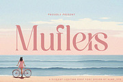 Muflers - Ligature serif font, a Serif Font by Almeera Std (Thumbnail 1 of 8)