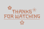 Akisa Faux Japanese Font, a Font by twinstd (Thumbnail 10 of 10)