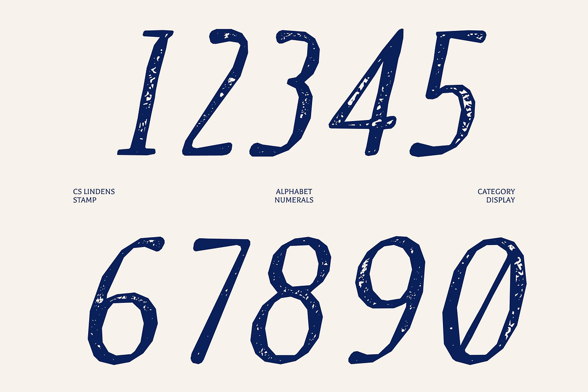 CS Lindens Stamp, a Sans Serif Font by Craft Supply Co. (Photo 5 of 8)