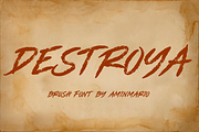 DESTROYA, a Blackletter Font by AMINMARIO (Thumbnail 6 of 6)