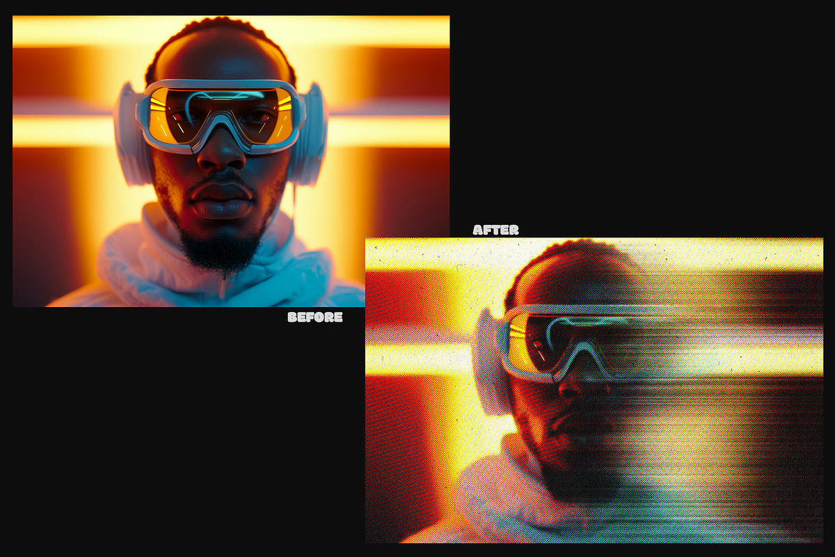 Color Riso Print Motion Blur Effect, a Layer Style Add-On by smishura (Photo 2 of 3)