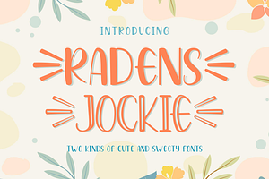 Radens Jockie | Delightful Font Pack