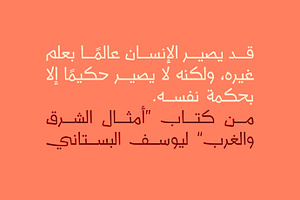 Talasem Arabic Font