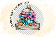 Whimsical Beach Wooden Signs Clipart, an Illustration by SVGArt (Thumbnail 6 of 9)