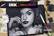 Ink  for Procreate, a Brush Add-On by Graphics Resources (Thumbnail 2 of 12)