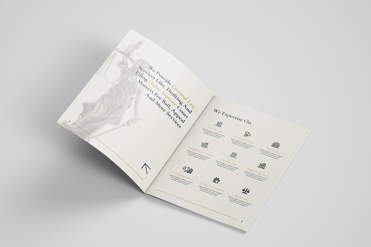 Lawyer Brochure, a Brochure Template by azadcsstune (Photo 2 of 8)