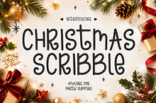 Christmas Scribble - Festive Font