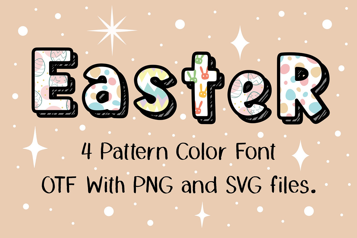 Easter OTF PNG SVG, a Symbol Font by DREAMs Soul G. (Photo 2 of 6)