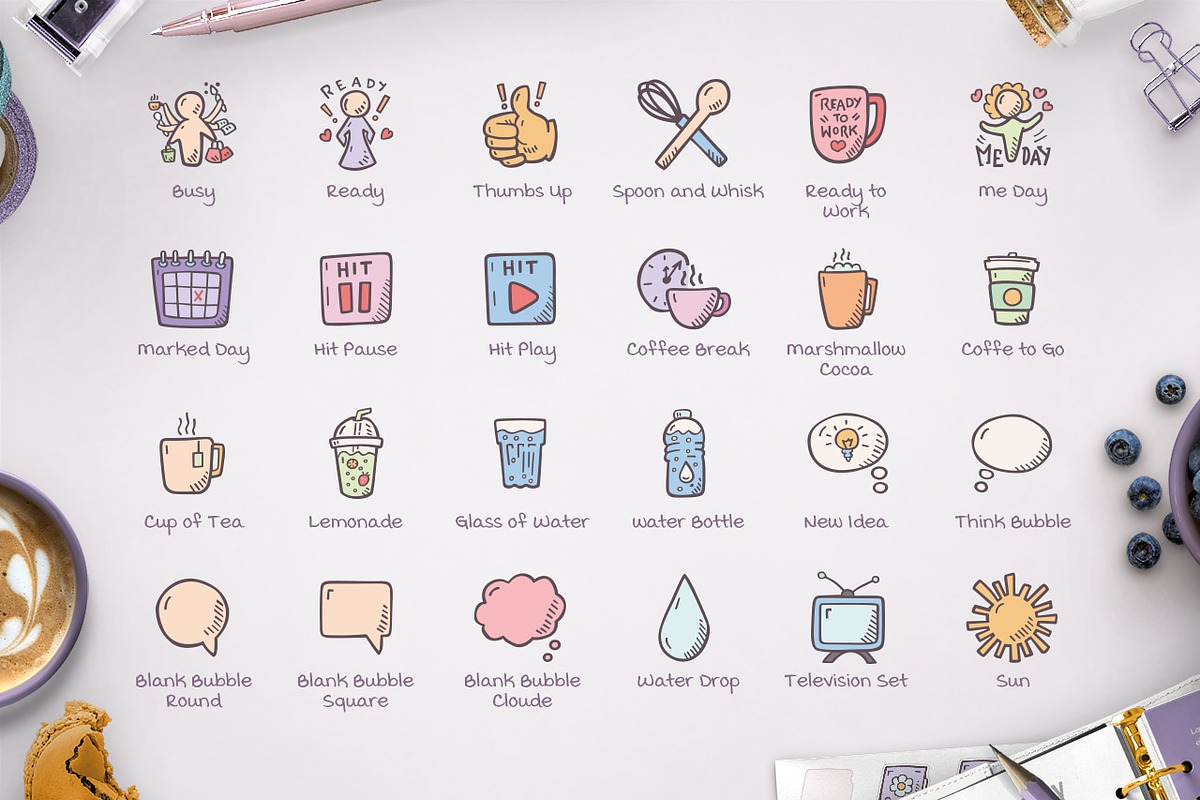 Planner - Hand Drawn Icons, an Outline Icon by Good Stuff No Nonsense (Photo 2 of 11)