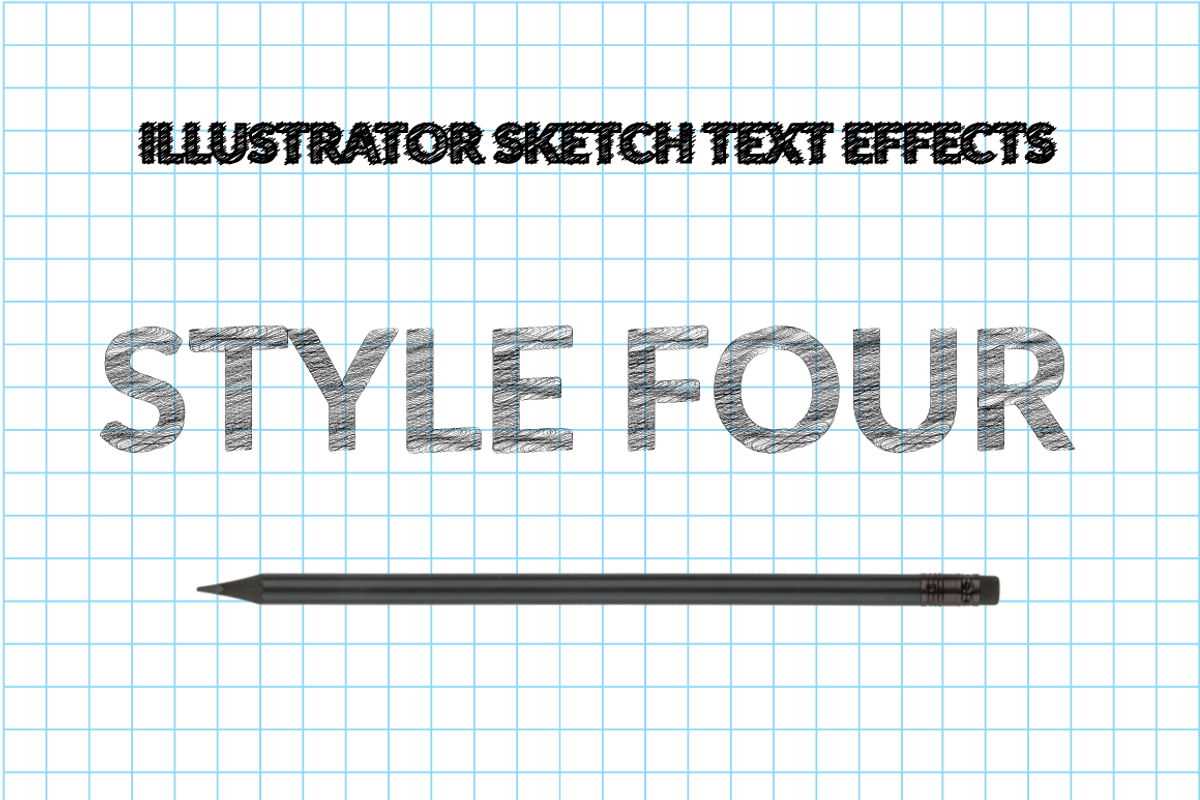 Illustrator Sketch Text Effects, a Layer Style Add-On by Carlos Fernando (Photo 9 of 15)