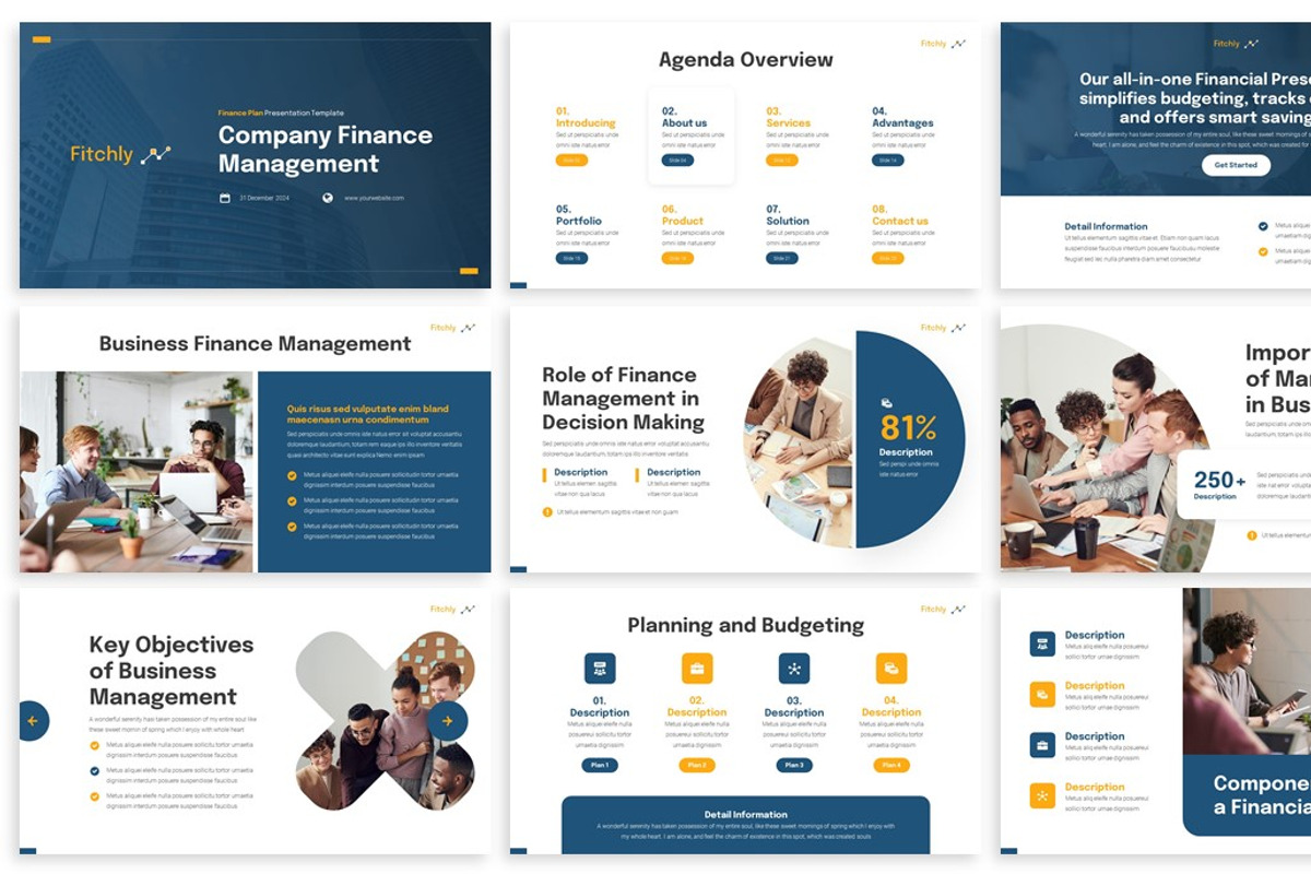 Fitchly - Finance Keynote Template, a Presentation Template by SlideFactory (Photo 2 of 4)