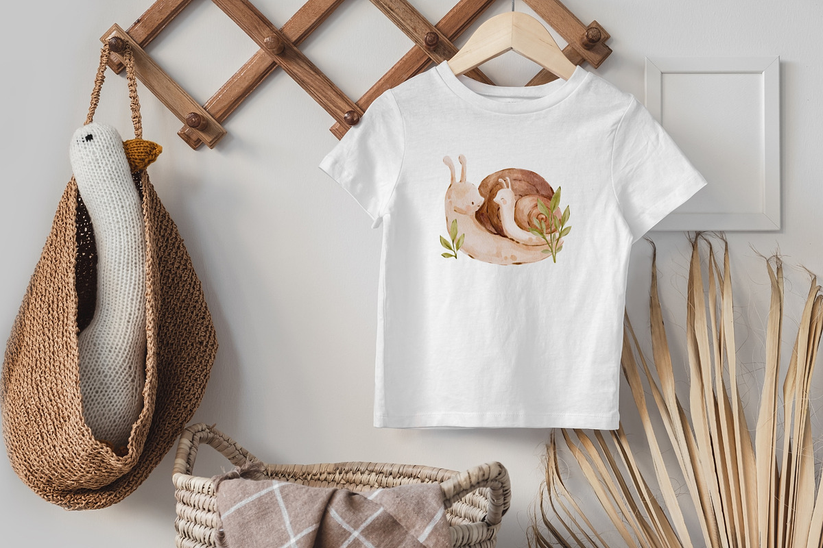 Watercolor Woodland Mom & Baby Set, an Animal Illustration by Jenteva Art (Photo 4 of 14)