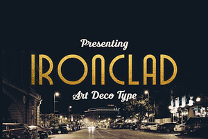 Ironclad Typeface