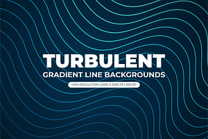 Turbulent Gradient Line Backgrounds, a Background Graphic by Partikusi Design