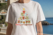 Retro To Be Jolly & Caffeinated Png, an Illustration by DreamPrint404 (Thumbnail 5 of 7)