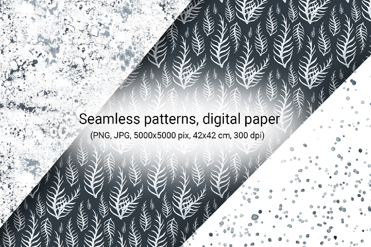 Winter House Christmas Digital Paper, a Pattern Graphic by Artmanata (Photo 6 of 10)