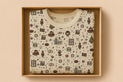 Cozy Christmas Living Room Vector, an Illustration by MEANDSTUDIO (Thumbnail 4 of 8)
