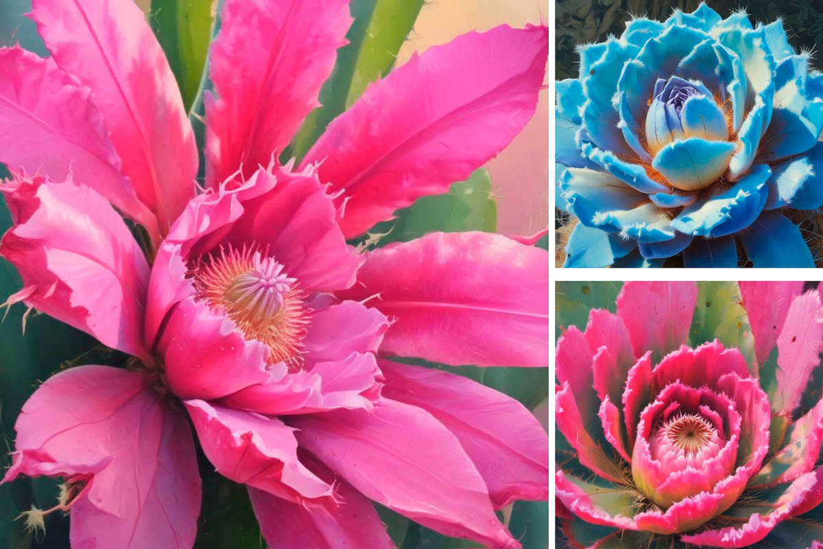 Succulent Floral Flower Nature, a Background Graphic by IrySha (Photo 1 of 6)