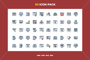 Web design icons, an Outline Icon by Wencory (Thumbnail 1 of 2)