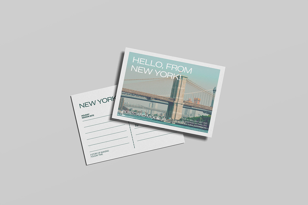 Postcard Mockup, an Advertising Mockup by graphicsecond (Photo 2 of 6)