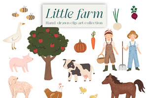 Farm animals clip art