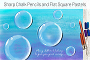 Pastel Mega Brush Set for Procreate, a Brushes & More by DeloresArt (Thumbnail 8 of 12)