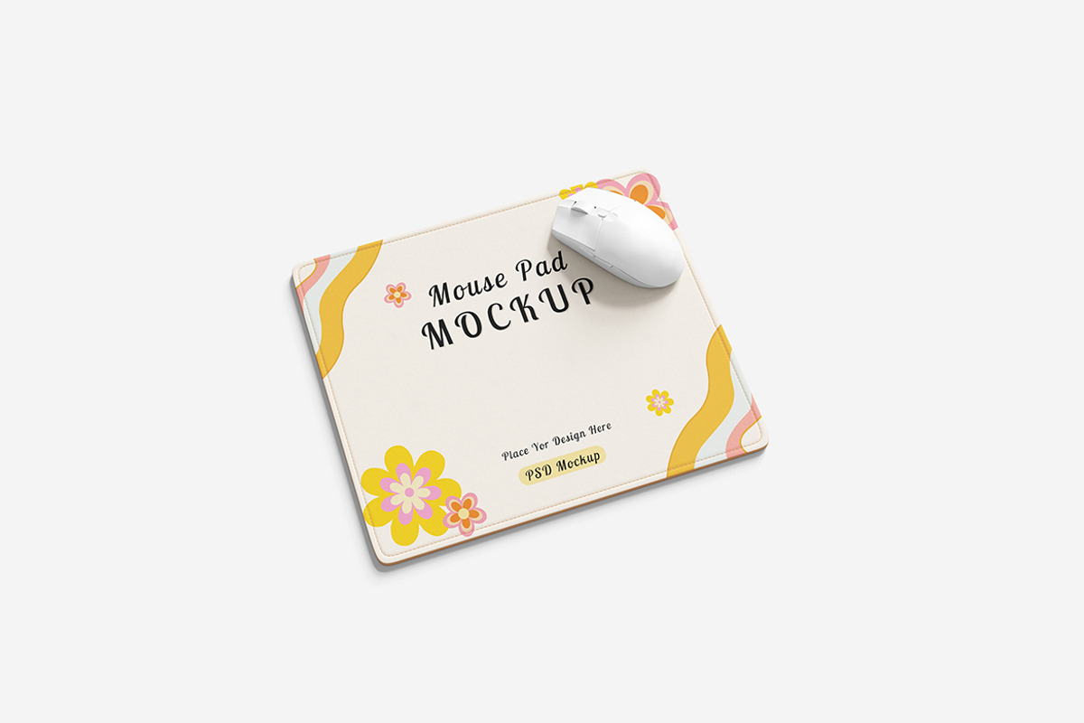 Mouse Pad Mockup, a Product Mockup by Indah (Photo 2 of 6)