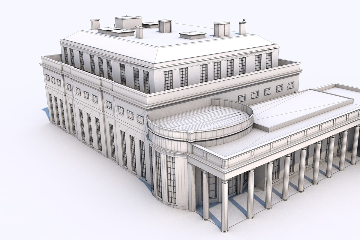 The White House Complex Washington L, an Architecture 3D Model by multimedia4ds (Photo 16 of 16)