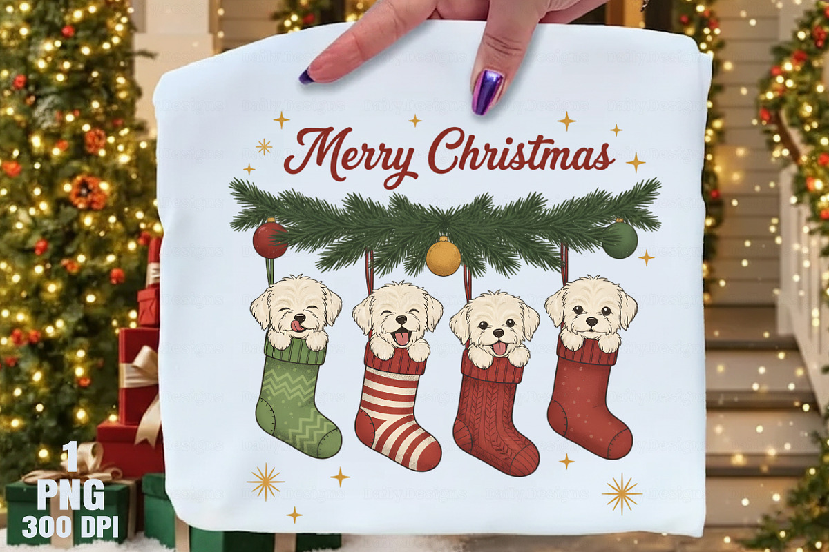 Funny Christmas Dog PNG, an Illustration by Daily.Designs (Photo 4 of 10)