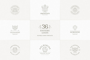 36 Esoteric Logo Templates | Canva, a Branding & Logo Template by Vasya Kobelev