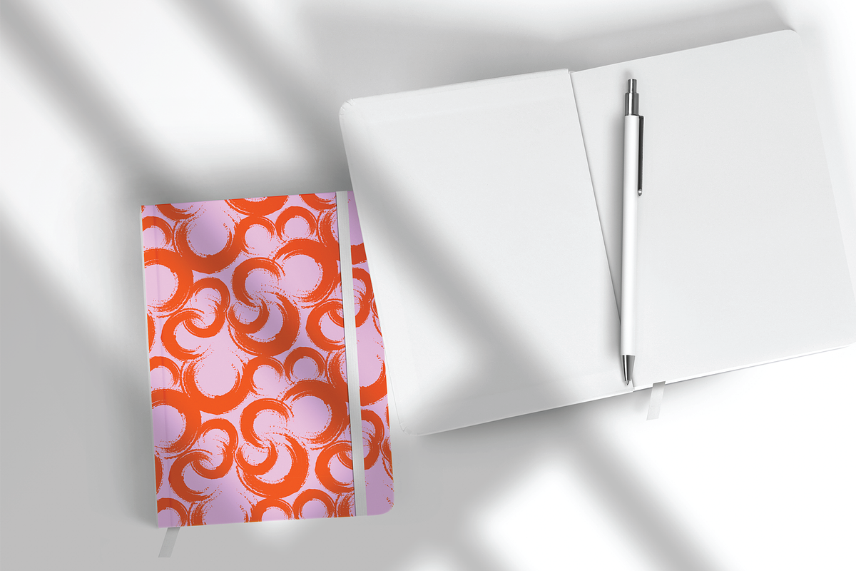 Orange Circle Seamless Pattern, a Pattern Graphic by Bonfloret Studio (Photo 2 of 3)