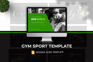 Gym Google Slide Template, a Presentation Template by casanovastudio