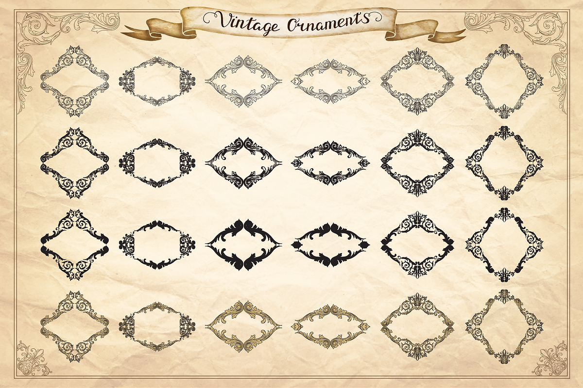 Page decoration Ornate Vintage, an Object Graphic by Samira (Photo 3 of 7)