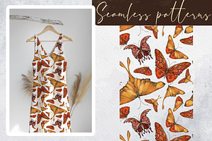 Amber Butterflies