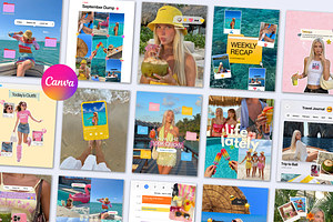 Summer iOS Instagram Posts - Canva