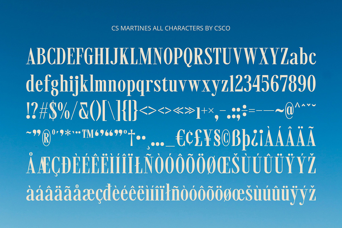 CS Martines – Condensed Font, a Serif Font by Craft Supply Co. (Photo 8 of 8)